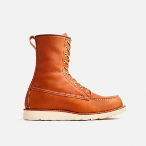 Red Wing 8-inch Classic Moc 8-Inch Boot in Oro Legacy Cuero Multicolor | KPU-018342