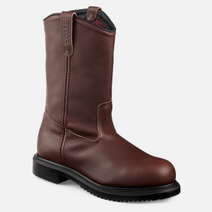 Red Wing SuperSole 11-inch Insulated Seguridad Puntera Pull-On Boot Negros | ZTF-413795
